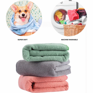 3 Pack Large Pet Bath Towels